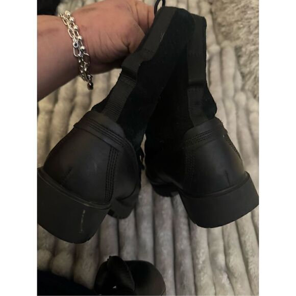 Sz 9 timberland jayne lace up combat hiking boot/bootie l - Picture 5 of 11